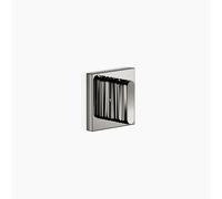 Dornbracht CL.1 desviador de dos vías empotrado, roseta 60x60mm, 36201705-19, Color: Cromo oscuro