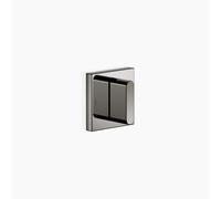Dornbracht CL.1 desviador de dos vías empotrado, roseta cuadrada 60x60mm, 36200705-19, Color: Cromo oscuro