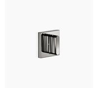 Dornbracht CL.1 desviador de tres vías empotrado, desviador giratorio, 36211705-19, Color: Cromo oscuro