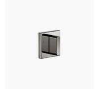 Dornbracht CL.1 desviador de tres vías empotrado, roseta cuadrada 60x60mm, 36210705-19, Color: Cromo oscuro