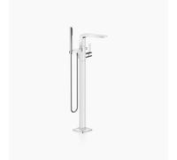 Dornbracht CL.1 mezclador monomando de bañera con tubo vertical para instalación independiente con set de ducha, 25863705-00, Color: cromado