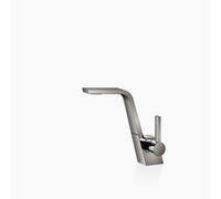 Dornbracht CL.1 mezclador monomando de lavabo sin juego de desagüe, 173 mm de proyección, 33521705-19, Color: Cromo oscuro
