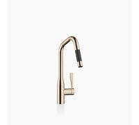 Dornbracht Cocina - Mezclador Sync para fregadero, extraíble con función de ducha, giratorio, 240mm de proyección, 33875895-47, Color: Champán