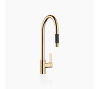 Dornbracht Cocina - TARA Ultra mezclador monomando extraíble con función ducha, proyección 240mm, 33870875-09, Color: de latón
