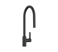 Dornbracht Cocina - TARA Ultra mezclador monomando extraíble con función ducha, proyección 240mm, 33870875-33, Color: negro mate