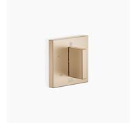 Dornbracht Elementos de mando electrónicos para calentador de toallas, roseta angular 80x80mm, 36390980-46, Color: Champán cepillado