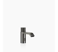 Dornbracht IMO grifería de lavabo, apertura/cierre eléctrico, alimentación de red, sin juego de desagüe, saliente 130mm, 44511670-99, Color: Platino oscuro mate