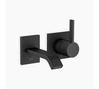 Dornbracht IMO mezclador monomando de pared para lavabo, sin juego de desagüe, proyección 140mm, 36860671-33, Color: Negro Mate