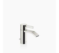 Dornbracht IMO Mezclador monomando para bidé, con juego de desagüe, proyección 125mm, altura del caño 138mm, 33600671-06, Color: Mate platino