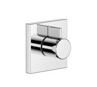Dornbracht IMO UP desviador de dos vías, rosa cuadrado 60x60mm, 36200985-33, Color: Negro Mate