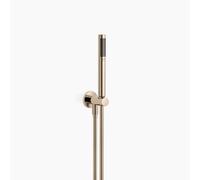 Dornbracht juego de manguera para ducha con soporte para ducha integrado, flowReduce, caudal 6,8 l/min, 27802660-260010, Color: Oro claro