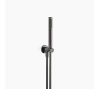 Dornbracht juego de manguera para ducha con soporte para ducha integrado, flowReduce, caudal 6,8 l/min, 27802660-990010, Color: Platino oscuro mate