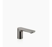 Dornbracht LISSÉ caño para lavabo de pedestal sin juego de desagüe, proyección 130mm, 13700845-99, Color: Platino oscuro cepillado