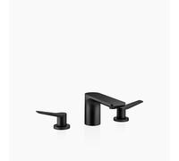 Dornbracht LISSÉ Mezclador de lavabos de tres orificios con juego de desagüe, 20713845-33, Color: Negro Mate