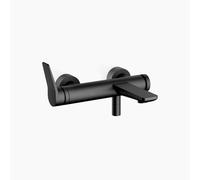 Dornbracht LISSÉ Mezclador monomando de bañera para montaje en pared, sin juego mezclador, 33200845-33, Color: Negro Mate