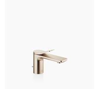 Dornbracht LISSÉ Mezclador monomando de lavabo con juego de desagüe, proyección 130mm, 33500845-27, Color: Oro claro cepillado