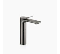 Dornbracht LISSÉ Mezclador monomando de lavabo con pedestal elevado, sin juego de desagüe, proyección 130mm, 33526845-99, Color: Platino oscuro mate