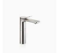 Dornbracht LISSÉ Mezclador monomando de lavabo con pedestal elevado, sin juego de desagüe, proyección 130mm, 33526845-06, Color: Mate platino