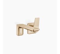 Dornbracht LISSÉ mezclador monomando mural de lavabo sin juego de desagüe, proyección 210mm, 36861845-27, Color: Oro claro cepillado