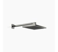 Dornbracht LULU ducha de lluvia con conexión a la pared, proyección 450 mm, 28786710-99, Color: Platino oscuro mate