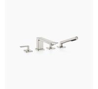 Dornbracht LULU Mezclador de cuatro orificios para montaje en el borde de la bañera o en el borde del azulejo, 27512710-06, Color: Mate platino