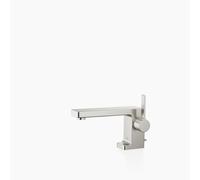 Dornbracht LULU Mezclador monomando de lavabo, con desagüe, proyección 155 mm, 33500710, Color: Mate platino