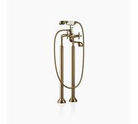 Dornbracht MADISON Mezclador de bañera de dos orificios para instalación independiente, con set de teleducha, 25943360-39, Color: Latón oscuro cepillado