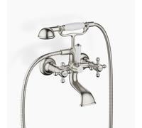 Dornbracht MADISON mezclador de bañera para montaje en pared, con ducha de mano, proyección 160mm, 25023360-06, Color: Mate platino