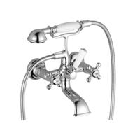 Dornbracht MADISON mezclador de bañera para montaje en pared, con ducha de mano, proyección 160mm, 25023360-39, Color: Latón oscuro cepillado