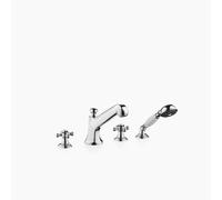 Dornbracht MADISON Mezclador de cuatro agujeros para instalación en el borde de la bañera, proyección 225mm, 27502360-00, Color: cromado