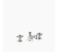 Dornbracht MADISON mezclador de lavabo de tres agujeros, con desagüe automático, proyección de 135 mm, 20700360-08, Color: de platino