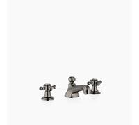 Dornbracht MADISON mezclador de lavabos de tres huecos con juego de desagüe, 20700360-99, Color: Platino oscuro mate