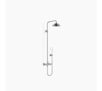 Dornbracht MADISON Showerpipe con mezclador de ducha, sin ducha de mano, proyección de ducha de pie 420mm, 26632360-06, Color: Mate platino