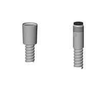 Dornbracht mangueras de ducha de metal, 1/2 x 3/8 x 1250mm, 90300207200-08, Color: de platino