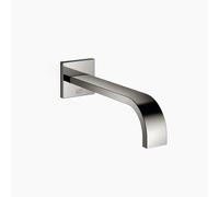Dornbracht MEM caño de bañera para montaje en pared, alcance 220mm, 13801782-19, Color: Cromo oscuro