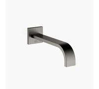 Dornbracht MEM caño de bañera para montaje en pared, alcance 220mm, 13801782-99, Color: Platino oscuro mate