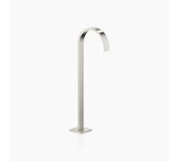 Dornbracht MEM caño de bañera sin desviador para instalación independiente, proyección 280 mm, 13672780-06, Color: Mate platino