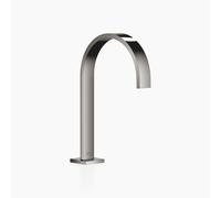 Dornbracht MEM caño de lavabo de pedestal con juego de desagüe, proyección 200mm, 13715782-19, Color: Cromo oscuro