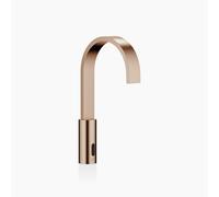 Dornbracht MEM grifería de lavabo con función electrónica de apertura y cierre, sin juego de desagüe, funcionamiento con pilas y alimentación eléctrica, 44521782-42, Color: bronce cepillado