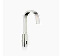 Dornbracht MEM grifería de lavabo con función electrónica de apertura y cierre, sin juego de desagüe, funcionamiento con pilas y alimentación eléctrica, 44521782-08, Color: de platino