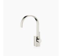 Dornbracht MEM mezclador monomando de lavabo, con desagüe automático, proyección de 200 mm, 33501782-08, Color: de platino