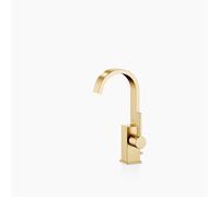 Dornbracht MEM Mezclador monomando de lavabo con juego de desagüe, proyección 113mm, 33502782-28, Color: latón cepillado