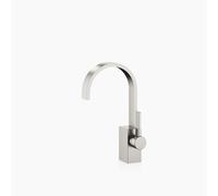 Dornbracht MEM mezclador monomando de lavabo, sin desagüe, 165 mm de proyección, 33521782-06, Color: Mate platino