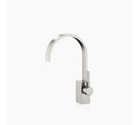 Dornbracht MEM mezclador monomando de lavabo, sin desagüe, proyección 200 mm, 33526782-06, Color: Mate platino