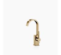Dornbracht MEM Mezclador monomando de lavabo sin juego de desagüe, proyección 113mm, 33522782-39, Color: Latón oscuro cepillado