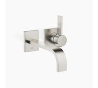Dornbracht MEM mezclador monomando mural de lavabo sin juego de desagüe, proyección 207mm, 36861782-06, Color: Mate platino