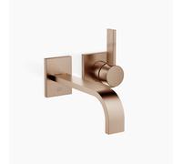 Dornbracht MEM mezclador monomando mural de lavabo sin juego de desagüe, proyección 207mm, 36861782-42, Color: bronce cepillado
