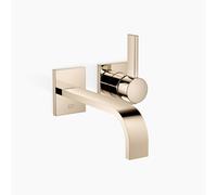 Dornbracht MEM mezclador monomando mural de lavabo sin juego de desagüe, proyección 207mm, 36861782-47, Color: Champán