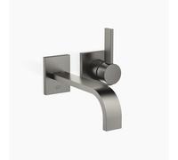 Dornbracht MEM mezclador monomando mural de lavabo sin juego de desagüe, proyección 207mm, 36861782-99, Color: Platino oscuro mate