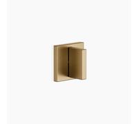 Dornbracht MEM UP desviador de tres vías, rosa cuadrado 60x60mm, 36210782-39, Color: Latón oscuro cepillado